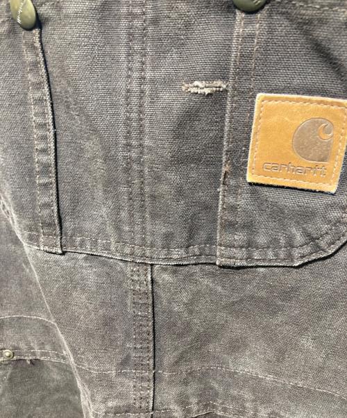 CarHartt（カーハート）CarHartt (カーハート) ダック地ダブルニーオーバーオール ブラウン サイズ:W34の古着・服飾アイテム