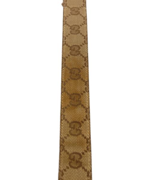 GUCCI（グッチ）GUCCI (グッチ) GGキャンパスベルト ベージュの古着・服飾アイテム