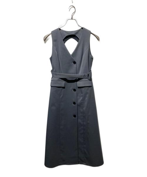 UNITED TOKYO（ユナイテッドトーキョー）UNITED TOKYO (ユナイテッドトーキョー) スタッキングベストワンピース グレー サイズ:1の古着・服飾アイテム