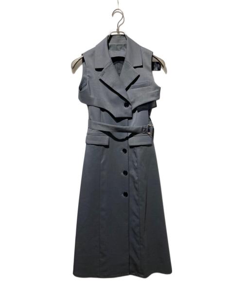 UNITED TOKYO（ユナイテッドトーキョー）UNITED TOKYO (ユナイテッドトーキョー) スタッキングベストワンピース グレー サイズ:1の古着・服飾アイテム