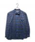 nonnative（ノンネイティブ）の古着「25AW チェックシャツ/WORKER ZIP SHIRT COTTON FLANNEL OMBRE CHECK」｜ネイビー