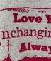 中古・古着 UNCHANGING LOVE (アンチェンジングラブ) Crespi (クレスピ) コラボW-FACE SWEAT SHIRT/プリントニット ブラウン サイズ:S：12000円