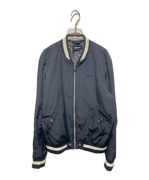 DIESEL（ディーゼル）DIESEL (ディーゼル) ジップアップジャケット ブラック サイズ:ＸＬの古着・服飾アイテム