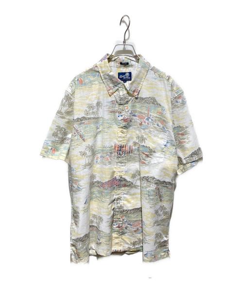 reyn spooner（レイン スプナー）reyn spooner (レイン スプナー) アロハシャツ ホワイト×イエロー サイズ:Ｌの古着・服飾アイテム