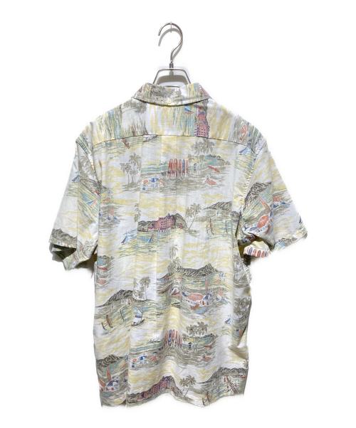 reyn spooner（レイン スプナー）reyn spooner (レイン スプナー) アロハシャツ ホワイト×イエロー サイズ:Ｌの古着・服飾アイテム