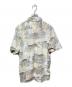 reyn spooner (レイン スプナー) アロハシャツ ホワイト×イエロー サイズ:Ｌ：4000円