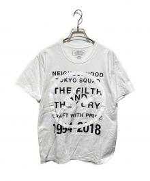 NEIGHBORHOOD×FRAGMENT DESIGN（ネイバーフッド×フラグメントデザイン）の古着「コラボTシャツ」｜ホワイト