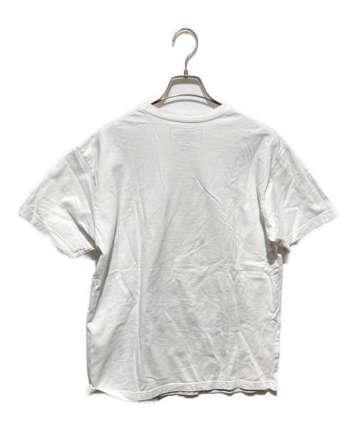 NEIGHBORHOOD（ネイバーフッド）NEIGHBORHOOD (ネイバーフッド) FRAGMENT DESIGN (フラグメントデザイン) コラボTシャツ ホワイト サイズ:Mの古着・服飾アイテム