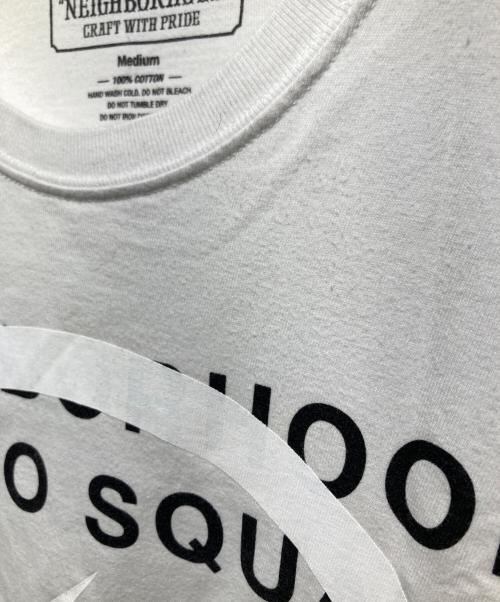 NEIGHBORHOOD（ネイバーフッド）NEIGHBORHOOD (ネイバーフッド) FRAGMENT DESIGN (フラグメントデザイン) コラボTシャツ ホワイト サイズ:Mの古着・服飾アイテム