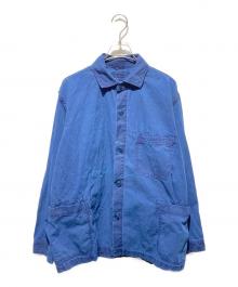 hobo（ホボ）の古着「ARTISAN SHIRT JACKET COTTON TWILL INDIGO DYED」｜ネイビー