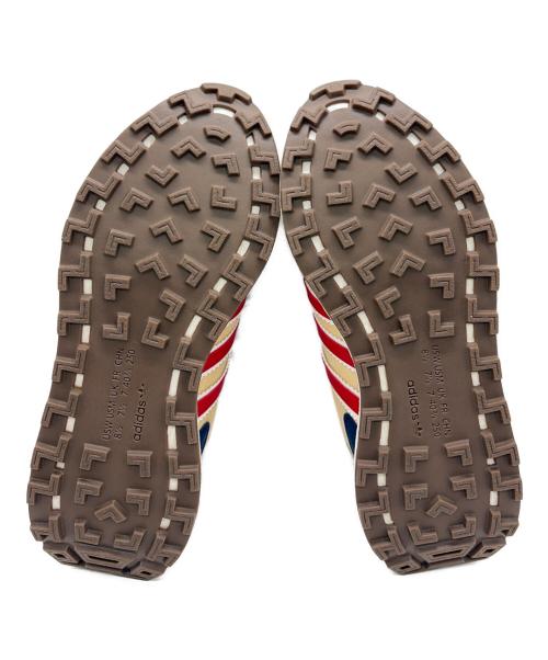 adidas（アディダス）adidas (アディダス) RETROPY ローカットスニーカー レッド×ベージュ サイズ:25.5ｃｍの古着・服飾アイテム