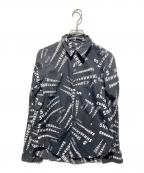 BLACK COMME des GARCONSブラックコムデギャルソン）の古着「ＡＤ2021 総柄シャツ」｜ブラック