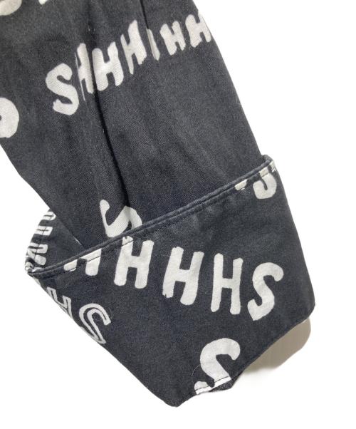 BLACK COMME des GARCONS（ブラックコムデギャルソン）BLACK COMME des GARCONS (ブラックコムデギャルソン) ＡＤ2021 総柄シャツ ブラック サイズ:ＸＳの古着・服飾アイテム
