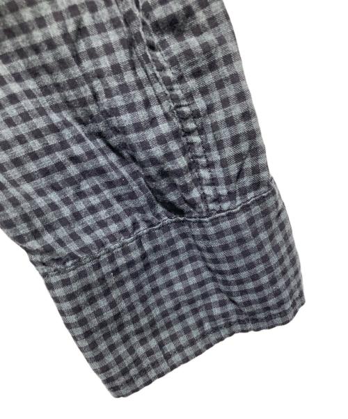 Frank&Eileen（フランクアンドアイリーン）Frank&Eileen (フランクアンドアイリーン) PAULコットンチェックシャツ グレー サイズ:xxsの古着・服飾アイテム
