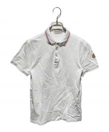MONCLER（モンクレール）の古着「MAGLIA POLO MANICA/ポロシャツ」｜ホワイト