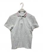 MONCLERモンクレール）の古着「MAGLIA POLO MANICA CORTA/ポロシャツ」｜グレー