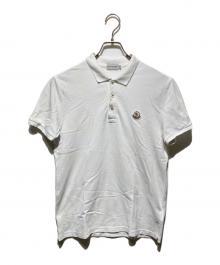 MONCLER（モンクレール）の古着「MAGLIA POLO MANICA CORTA/ポロシャツ」｜ホワイト