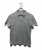 MONCLERモンクレール）の古着「MAGLIA POLO MANICA CORTA/ポロシャツ」｜グレー