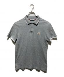MONCLER（モンクレール）の古着「MAGLIA POLO MANICA CORTA/ポロシャツ」｜グレー