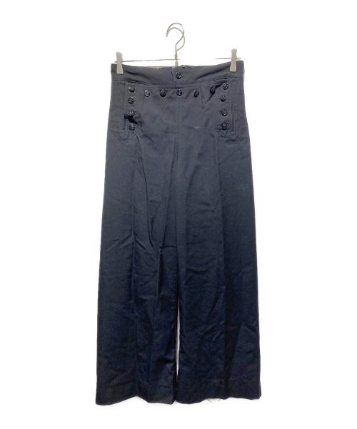 U'S NAVY（ユーエスネイビー）U'S NAVY (ユーエスネイビー) 80ｓ13ボタン ウールセーラーパンツ ブラック サイズ:30Rの古着・服飾アイテム
