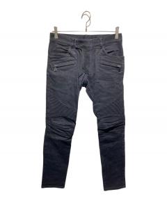 中古・古着通販】BALMAIN (バルマン) バイカーパンツ ベージュ サイズ