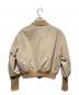 BURBERRY LONDON ENGLAND (バーバリー ロンドン イングランド) ロングリブボンバージャケット ベージュ サイズ:UK8：35000円