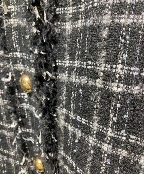 GRACE CONTINENTAL（グレースコンチネンタル）GRACE CONTINENTAL (（グレースコンチネンタル) 26SS フレアスリーブツイードジャケット ブラック サイズ:36の古着・服飾アイテム