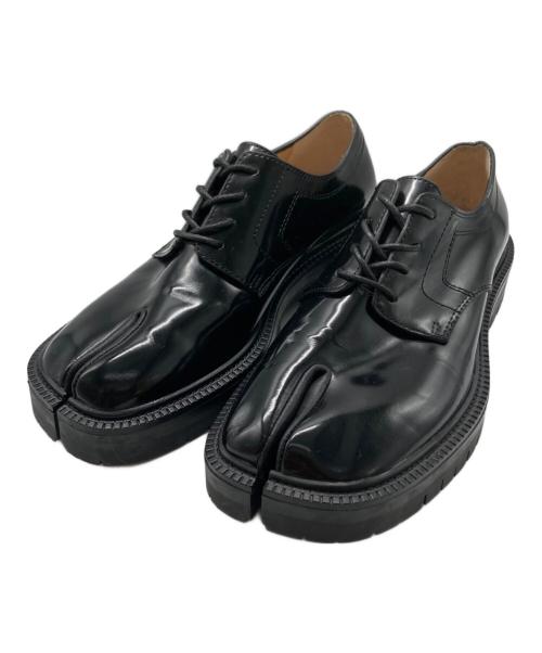 Maison Margiela 22（メゾンマルジェラ）Maison Margiela 22 (メゾンマルジェラ) タビ レースアップシューズ ブラック サイズ:38の古着・服飾アイテム