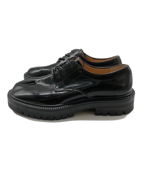 Maison Margiela 22（メゾンマルジェラ）Maison Margiela 22 (メゾンマルジェラ) タビ レースアップシューズ ブラック サイズ:38の古着・服飾アイテム