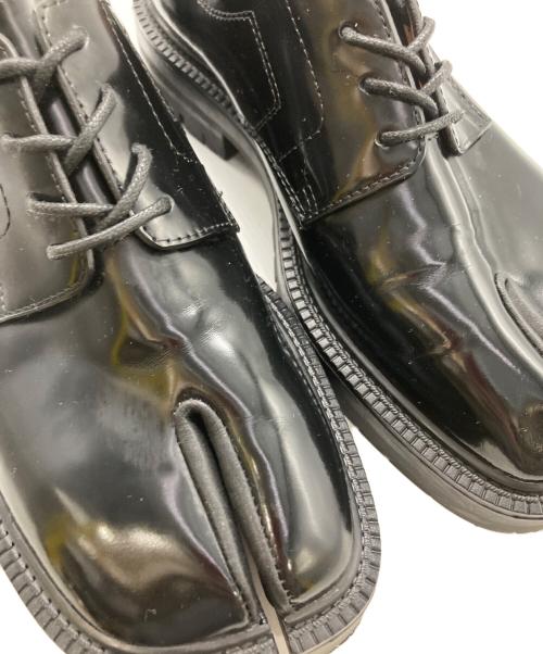 Maison Margiela 22（メゾンマルジェラ）Maison Margiela 22 (メゾンマルジェラ) タビ レースアップシューズ ブラック サイズ:38の古着・服飾アイテム