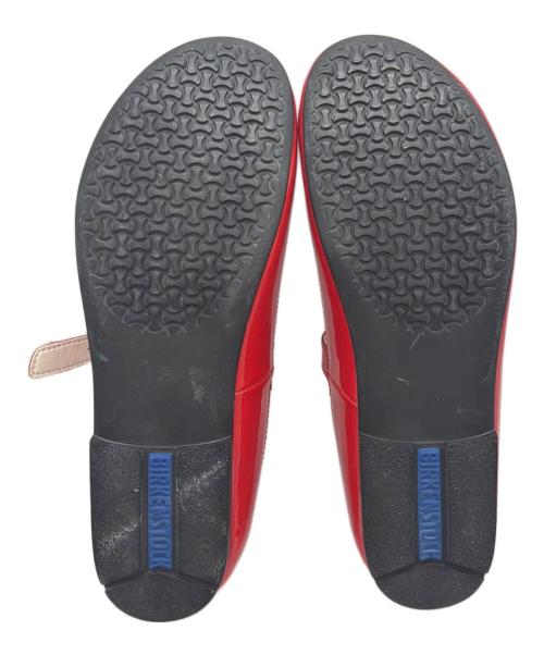 BIRKENSTOCK（ビルケンシュトック）BIRKENSTOCK (ビルケンシュトック) リズモアメリージェーン レッド サイズ:24.5ｃｍの古着・服飾アイテム