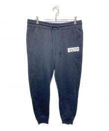 EVISU（エヴィス）の古着「カモメデザインスウェットパンツ」｜ブラック