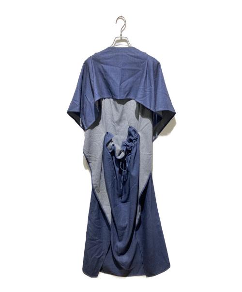 maturely（マチュアリー）maturely (マチュアリー) Denim-like Twill Dress インディゴ サイズ:不明 未使用品の古着・服飾アイテム