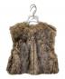 MAISON SPECIAL (メゾンスペシャル) Fur Vest/ファーベスト ブラウン サイズ:FREE：7000円