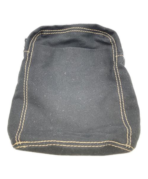 Vivienne Westwood（ヴィヴィアンウエストウッド）Vivienne Westwood (ヴィヴィアンウエストウッド) オーブモチーフキャンバスショルダーバッグ ブラックの古着・服飾アイテム
