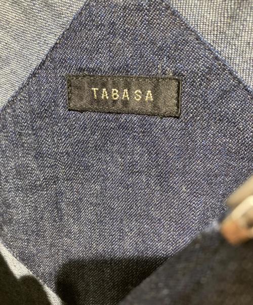 TABASA（タバサ）TABASA (タバサ) 6.5ozムラ糸デニムジャンパースカート インディゴ サイズ:FREEの古着・服飾アイテム