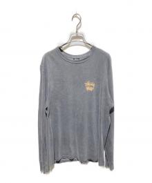 stussy（ステューシー）の古着「ダイスプリントロングスリーブTシャツ」｜グレー