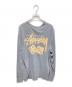 stussy (ステューシー) ダイスプリントロングスリーブTシャツ グレー サイズ:M：7000円