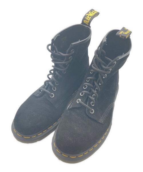 Dr.Martens（ドクターマーチン）Dr.Martens (ドクターマーチン) スウェード8ホールブーツ ブラック サイズ:41の古着・服飾アイテム