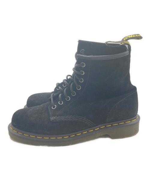 Dr.Martens（ドクターマーチン）Dr.Martens (ドクターマーチン) スウェード8ホールブーツ ブラック サイズ:41の古着・服飾アイテム