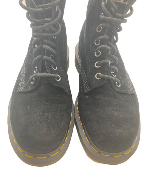 Dr.Martens（ドクターマーチン）Dr.Martens (ドクターマーチン) スウェード8ホールブーツ ブラック サイズ:41の古着・服飾アイテム