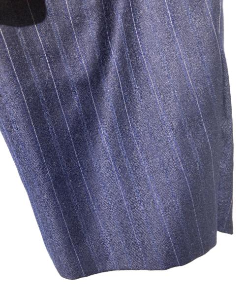 VISARUNO（ビサルノ）VISARUNO (ビサルノ) ストライプセットアップスーツ ネイビー サイズ:Ｌの古着・服飾アイテム