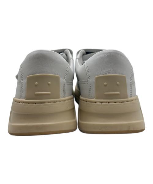 Acne studios（アクネ ストゥディオズ）ACNE STUDIOS (アクネ ストゥディオズ) ベルクロ ストラップ スニーカー ホワイト サイズ:25.5ｃｍの古着・服飾アイテム