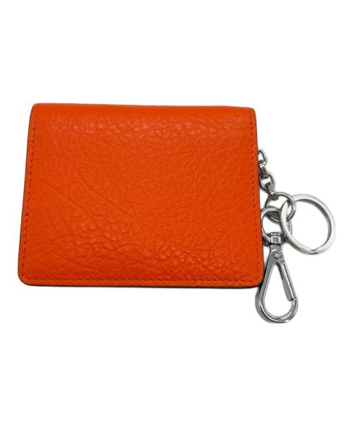 Acne studios（アクネ ストゥディオズ）ACNE STUDIOS (アクネ ストゥディオズ) キーリング付き カード財布 オレンジの古着・服飾アイテム