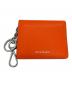 ACNE STUDIOS（アクネ ストゥディオズ）の古着「キーリング付き カード財布」｜オレンジ