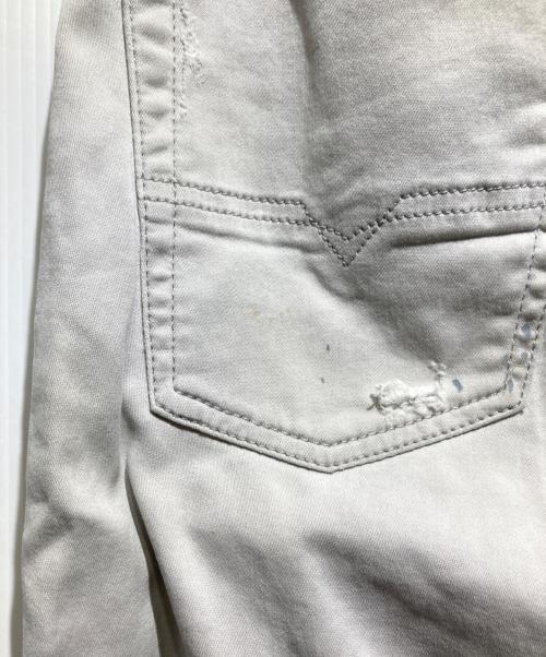 DIESEL（ディーゼル）DIESEL (ディーゼル) ダメージ加工パンツ/ジョグジーンズ グレー サイズ:28の古着・服飾アイテム