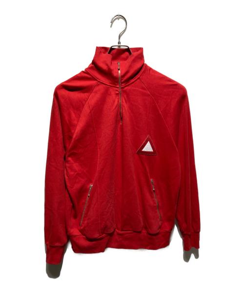 DIESEL（ディーゼル）DIESEL (ディーゼル) GR-Uniforma (ジーアール ユニフォーマ) ハーフジップスウェット レッド サイズ:Sの古着・服飾アイテム