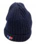 MAISON KITSUNE（メゾンキツネ）の古着「ロゴニットキャップ」｜ネイビー
