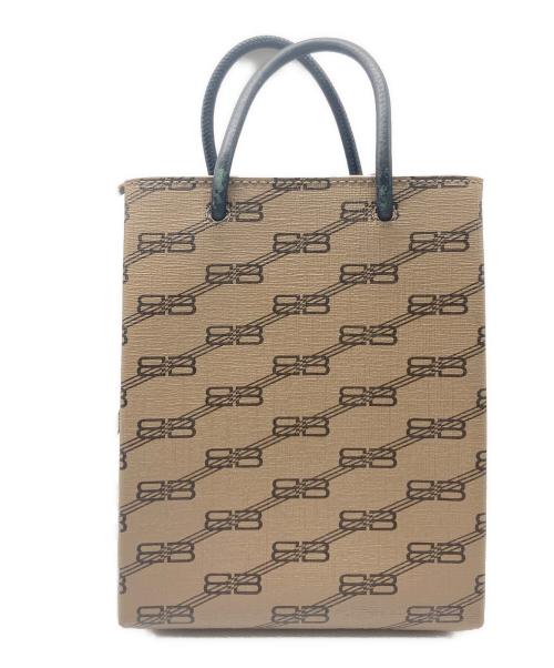 BALENCIAGA（バレンシアガ）BALENCIAGA (バレンシアガ) BB LARGE SHOPPING BAG ベージュの古着・服飾アイテム