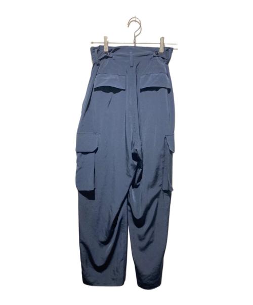 Y's（ワイズ）Y's (ワイズ) 24ss CREPE de CHINE CARGO PANTS ネイビー サイズ:1の古着・服飾アイテム